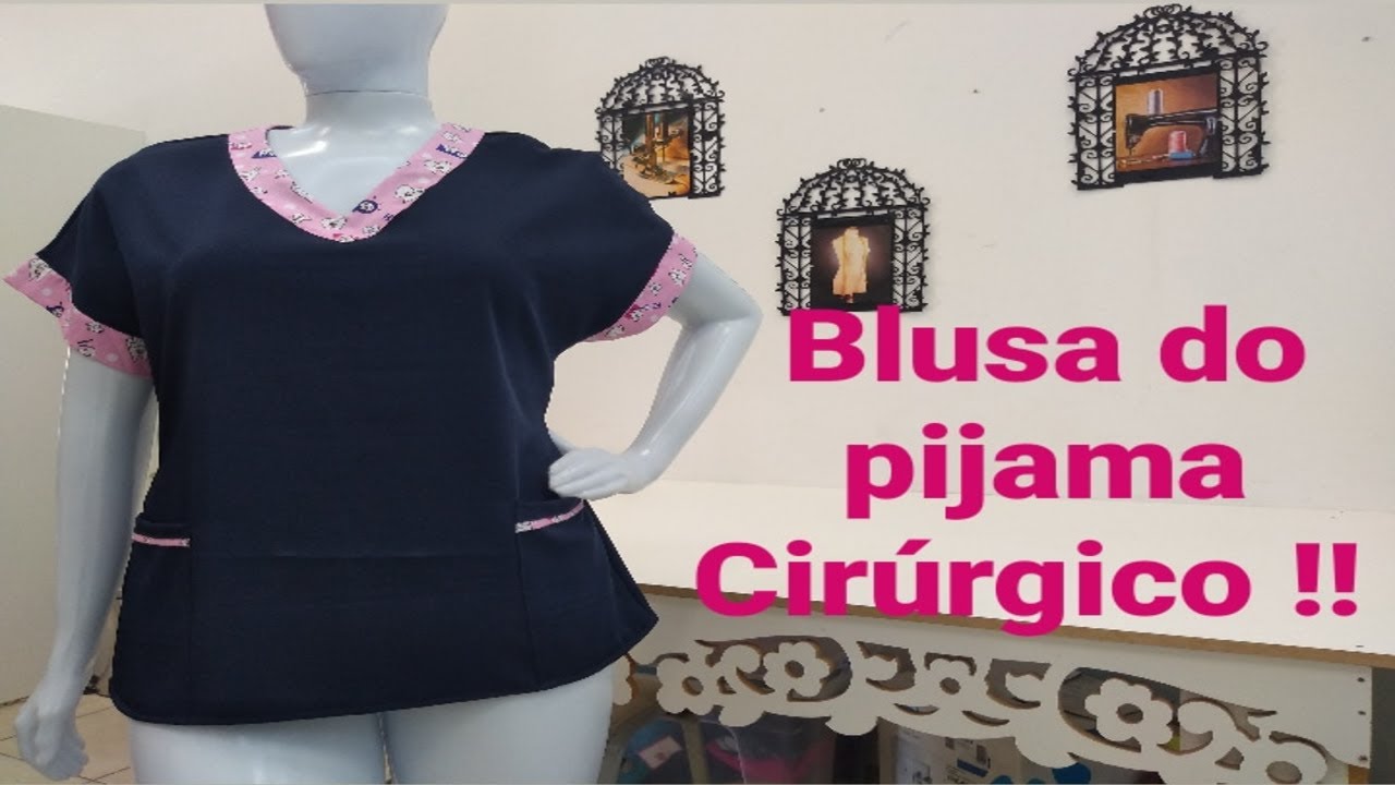 DIY - BLUSA PIJAMA CIRURGICO!!!