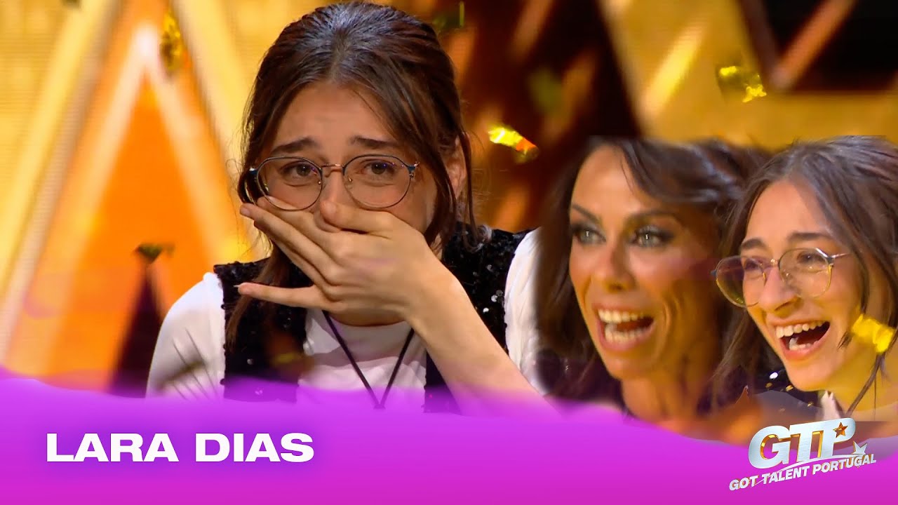 A Lara Dias conquistou o BOTÃO DOURADO do 2º Apuramento | Apuramento | Got Talent Portugal 2025