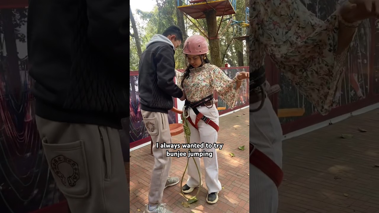 Did something adventurous😍 