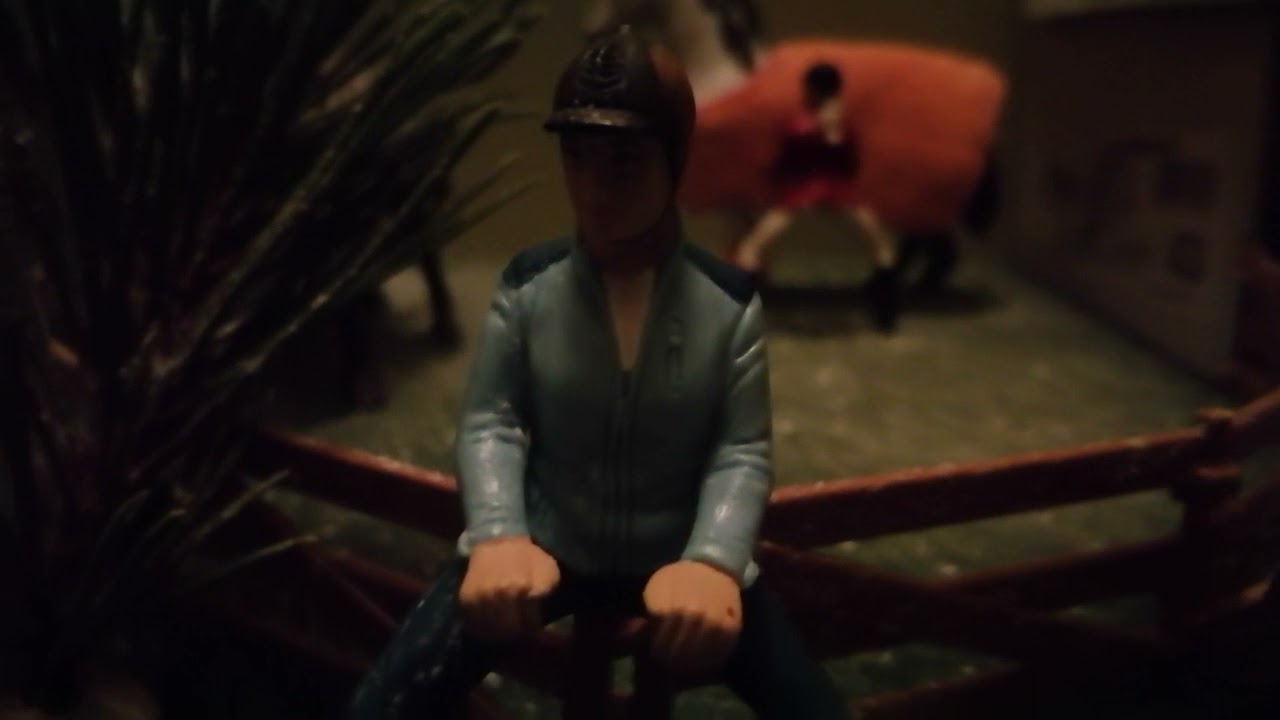 présentation de mon écurie schleich à Noël