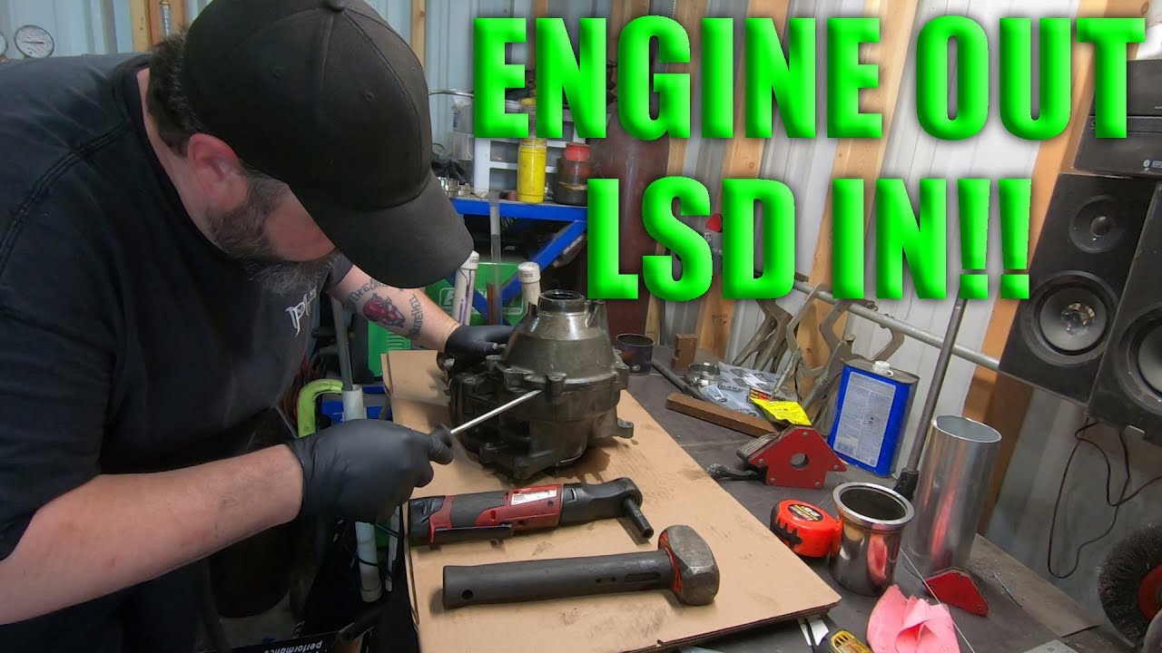 EVO V ENGINE OUT AND LSD INSTALLED!