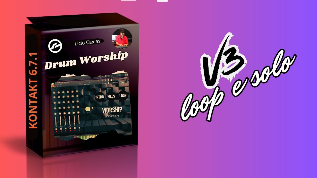 DRUM WORSHIP V3 - kontakt - loop e solo