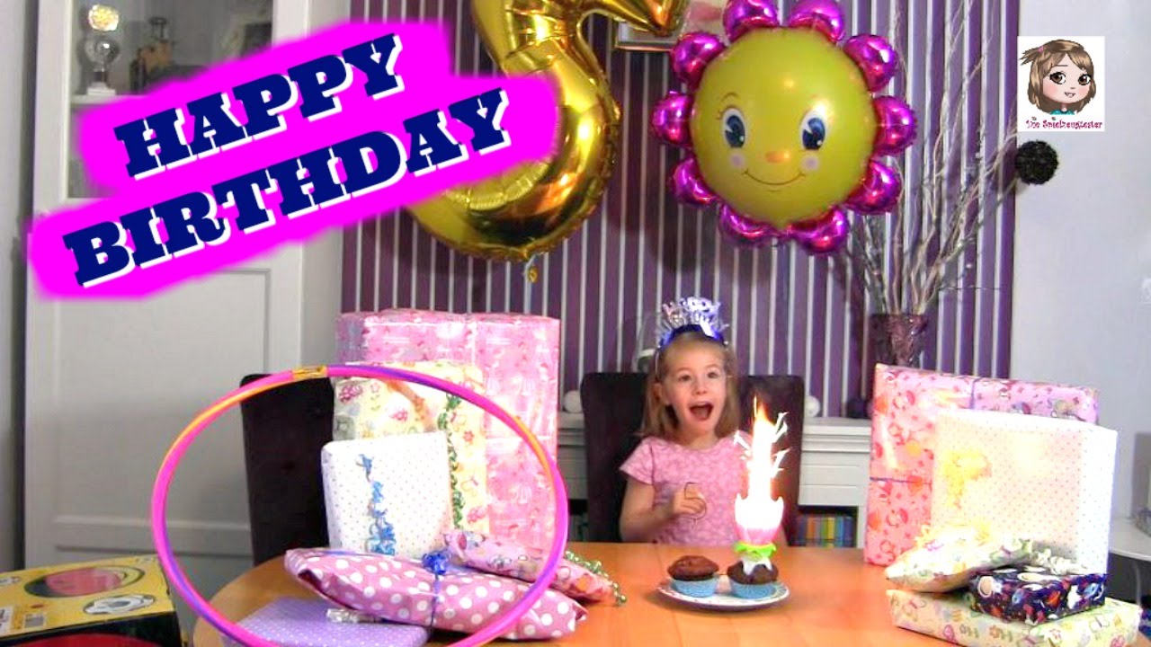 Hannahs 5. Geburtstag - Geschenke auspacken, Teil 1 ♥ Hannah Spezial