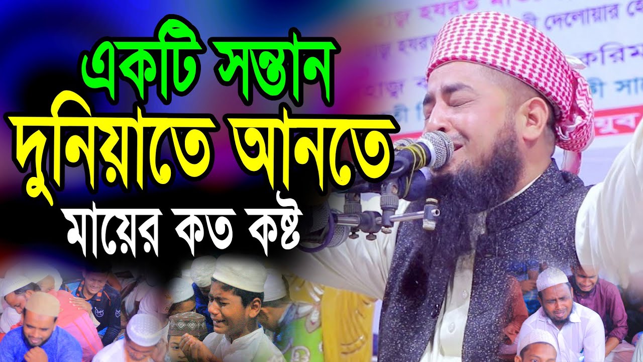 একটি সন্তান দুনিয়াতে আনতে মায়ের কত কষ্ট | eliasur rahman zihadi waz | ইলিয়াছুর রহমান জিহাদী ওয়াজ