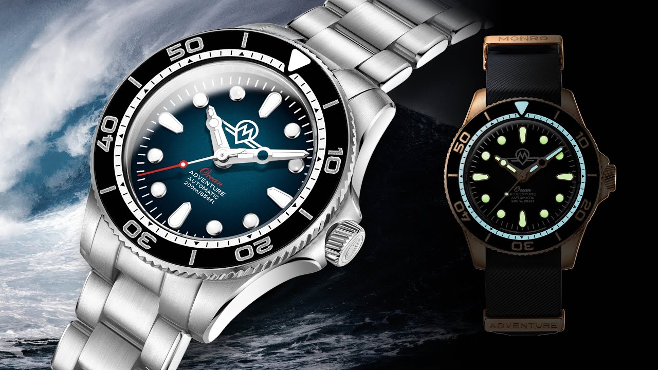 MONRO OCEAN ADVENTURE - 200m Automatic Dive Watch Collection