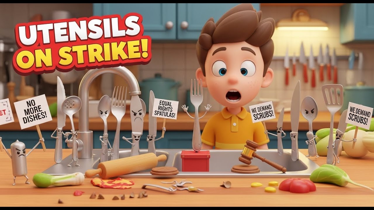 The Day the Kitchen Utensils Went on Strike!