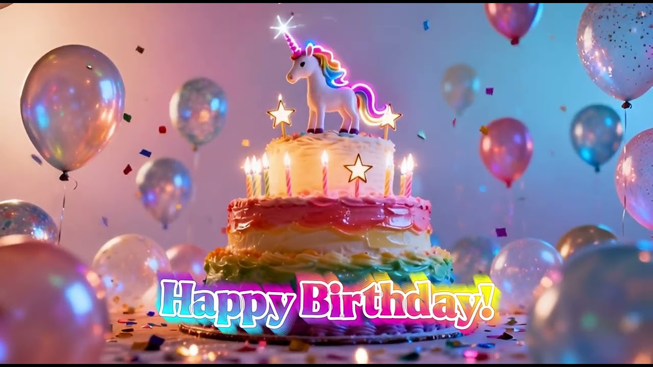 Happy Birthday to You! 🦄🎂 | Cool Song for a good Mood! 🎉🥳 