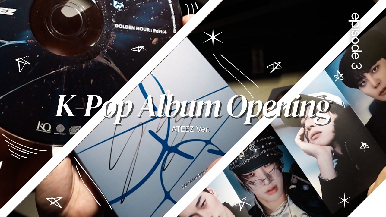 ATEEZ Album Unboxing (no music, all vibes) | EPISODE 3 | K-pop With KK & Livvi