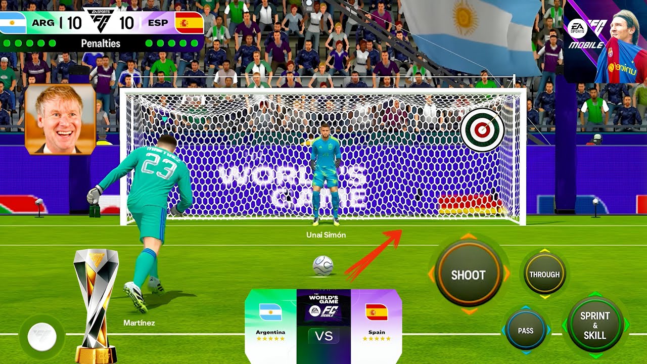 Fc Mobile | World's Game Final &bull; Penalty Shootout ▪︎ Argentina Vs Spain | Emiliano Mart&iacute;nez Epic 🧤
