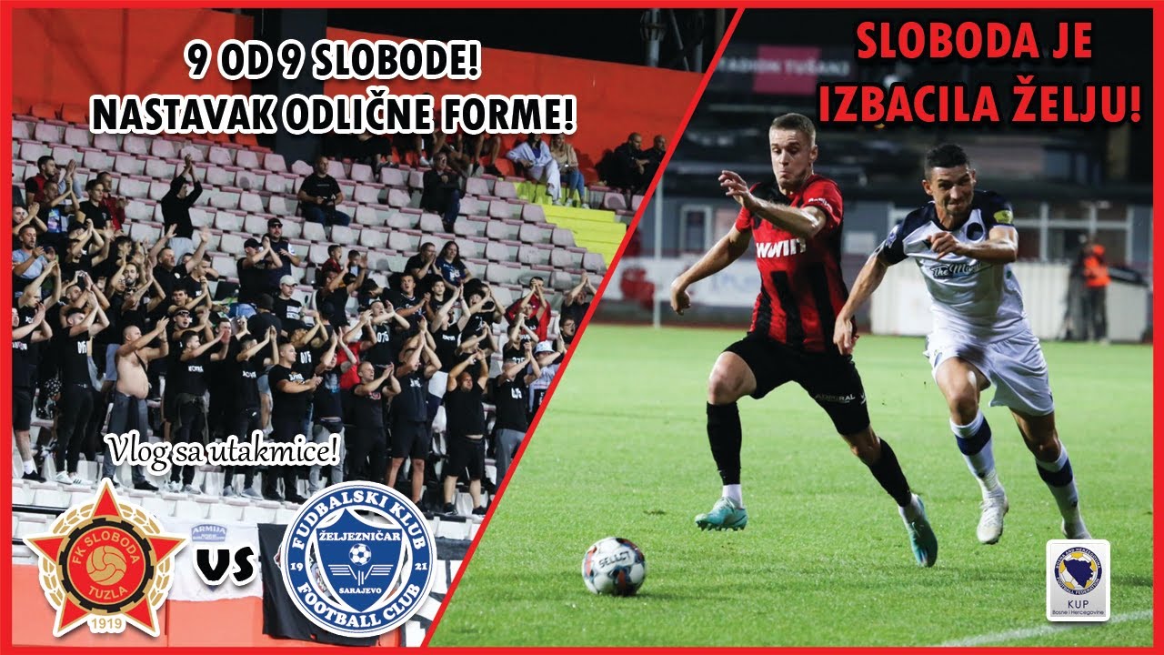 FANTASTIČNA NOĆ NA TUŠNJU! SLOBODA JE PROŠLA DALJE! | Sloboda Tuzla - Željezničar Vlog 🔴⚫