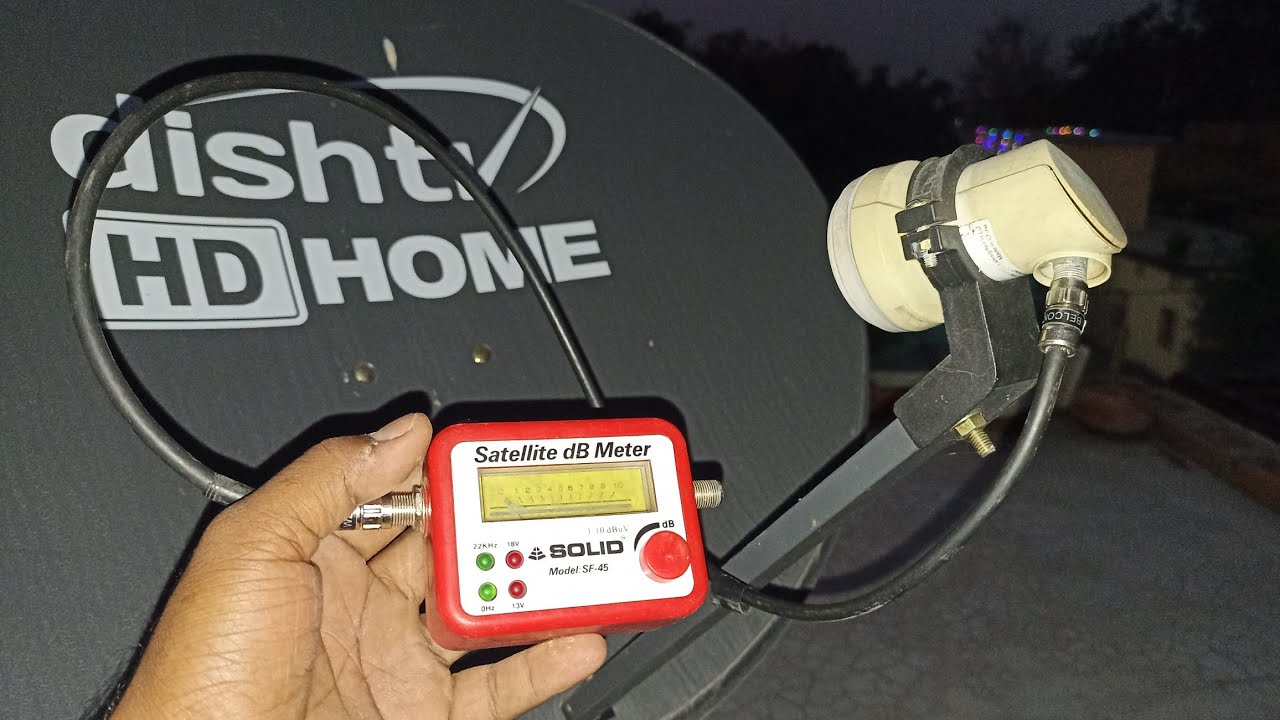 Signal setting on satellite db meter, DD free dish signal problem setting on 2023,