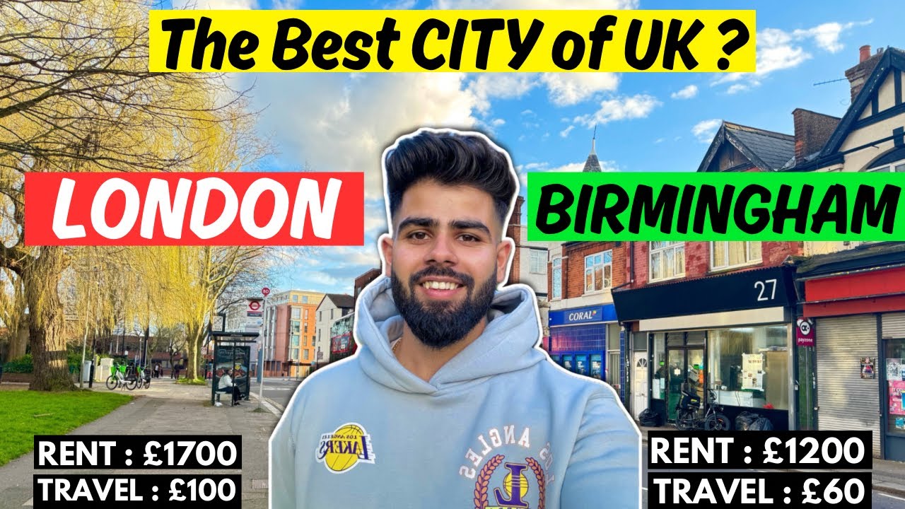 LIFE in LONDON vs BIRMINGHAM🇬🇧 | The comparison of Living Cost in LONDON & BIRMINGHAM 2024