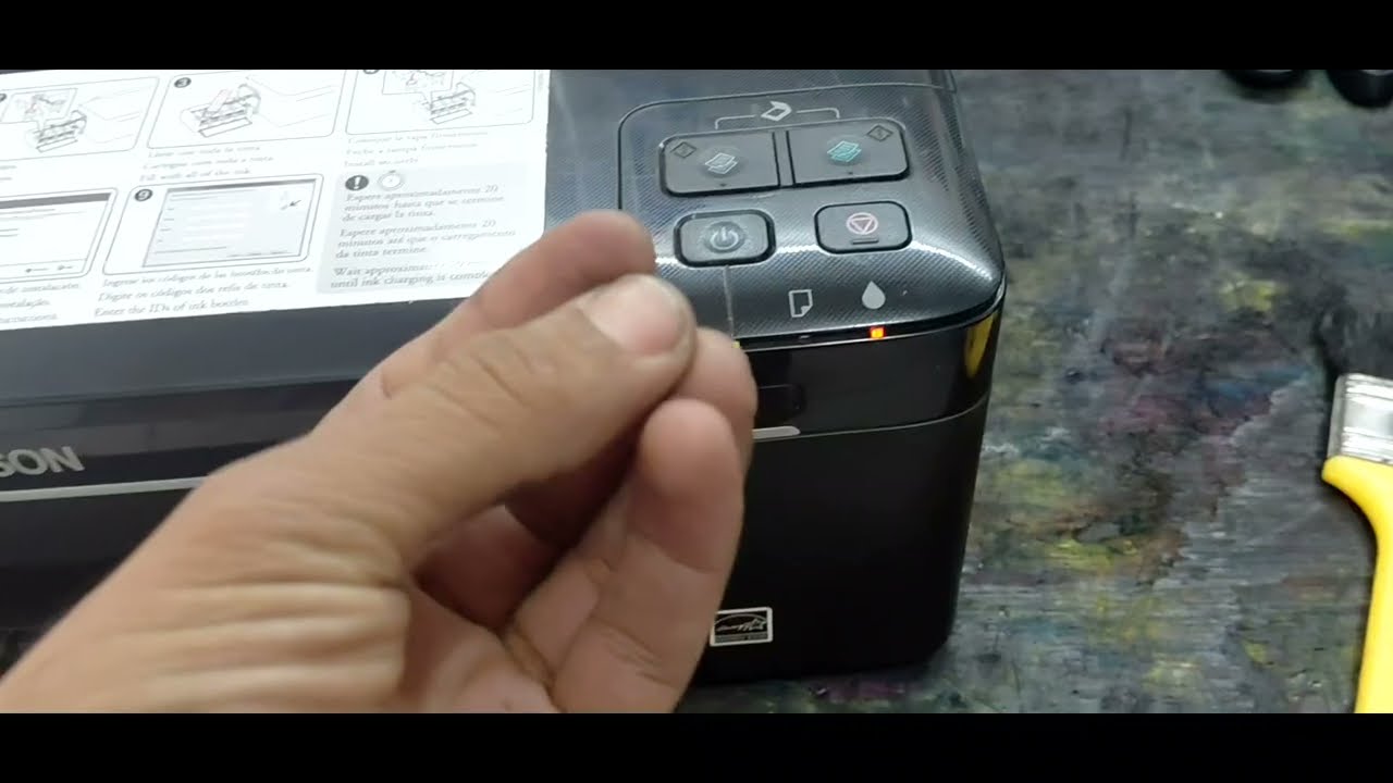 O que fazer quando o luzes da Tinta Epson L200 estão piscando 