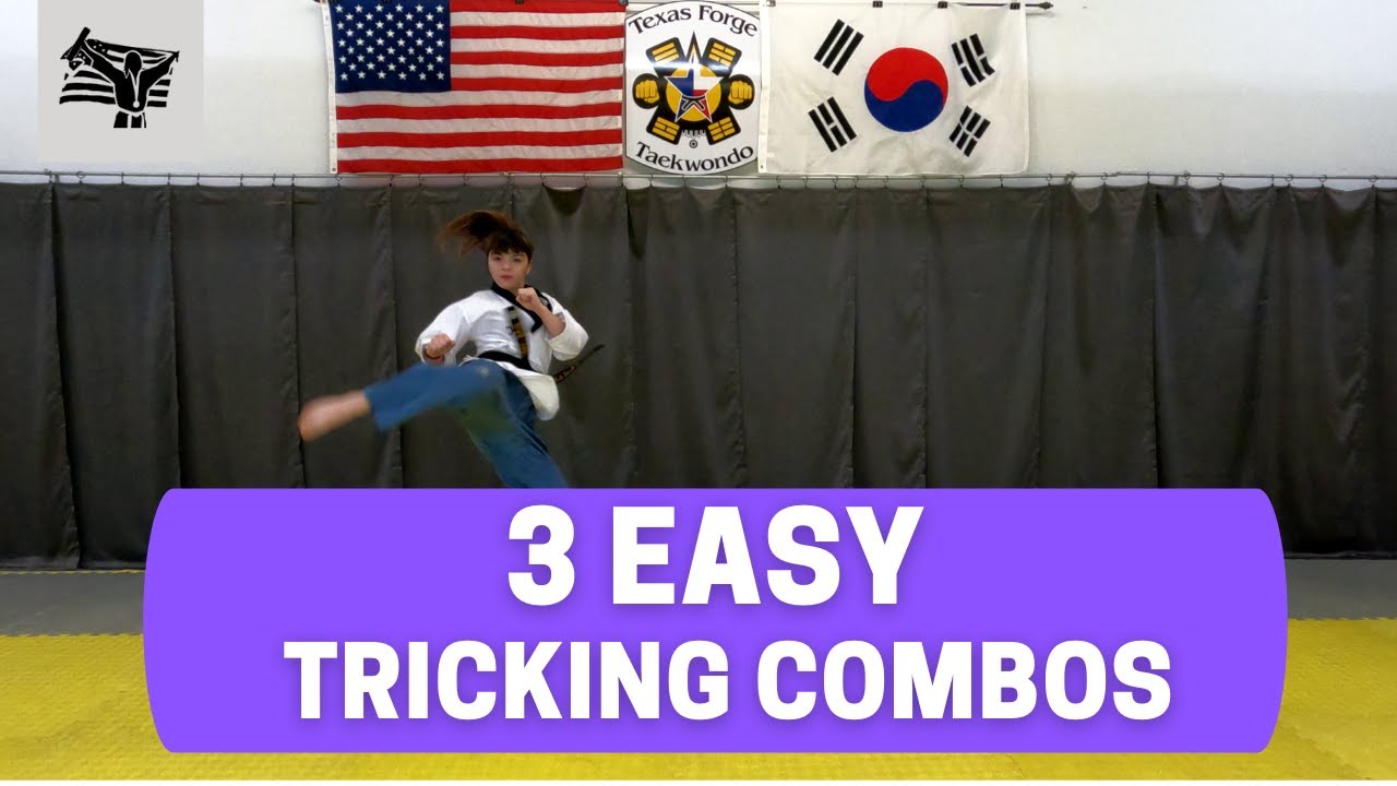 3 Basic Tricking Combos | Poomsae with Master AJ