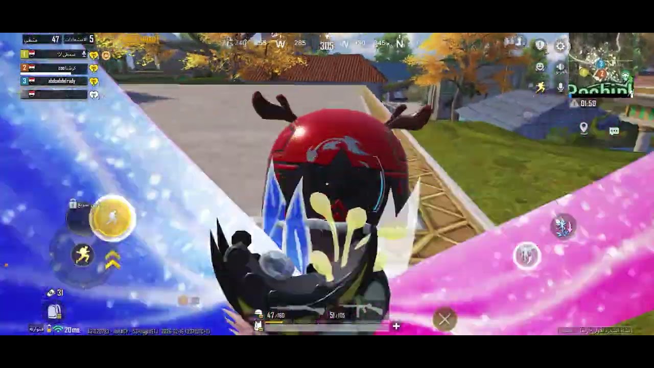 PUBG mobile إسكواد علي الله😂😂