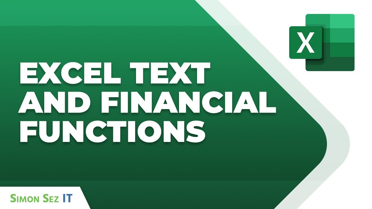 Текстовые и финансовые функции Excel, которые вам нужно знать