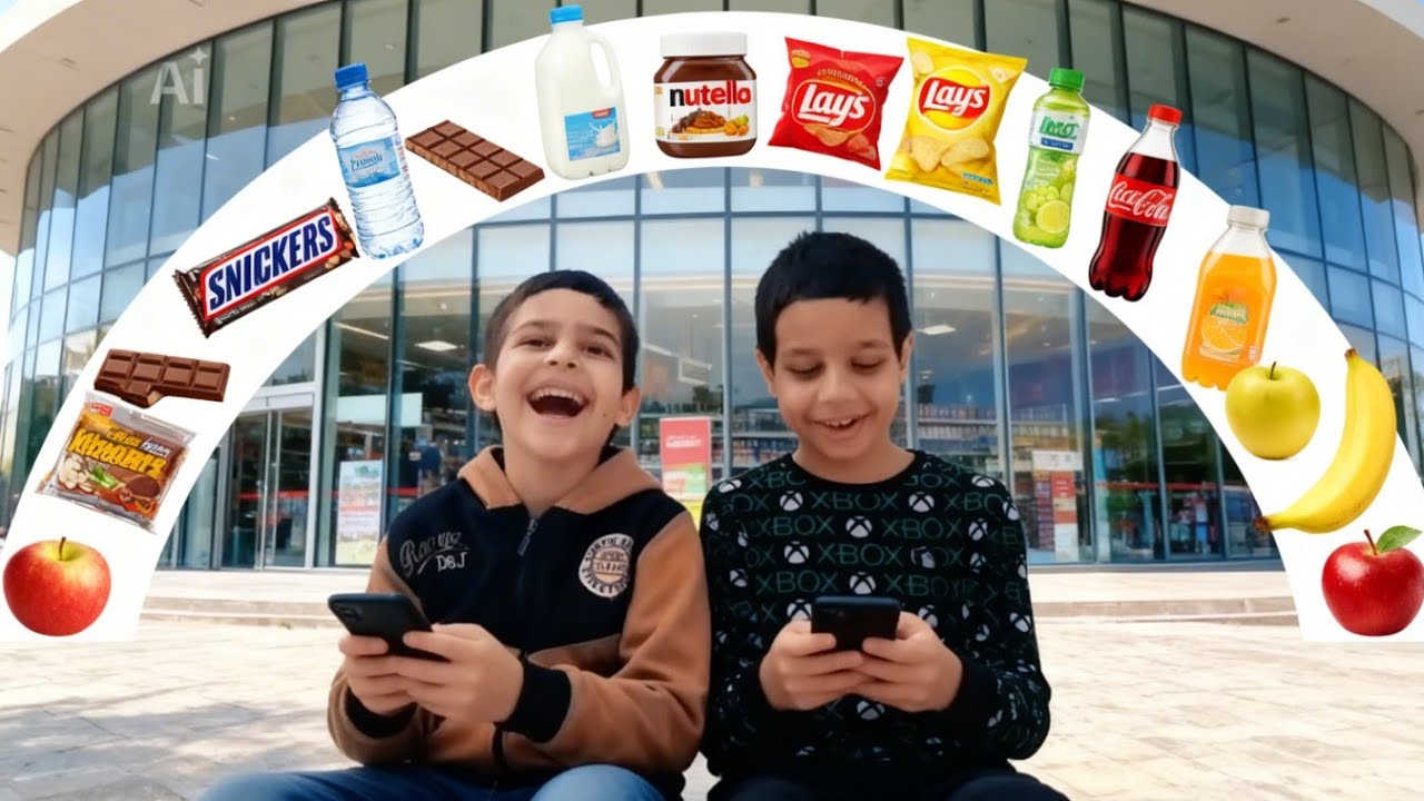 مشوار  بالمول و اشتريت اكلات طيبة لكريم وجاد