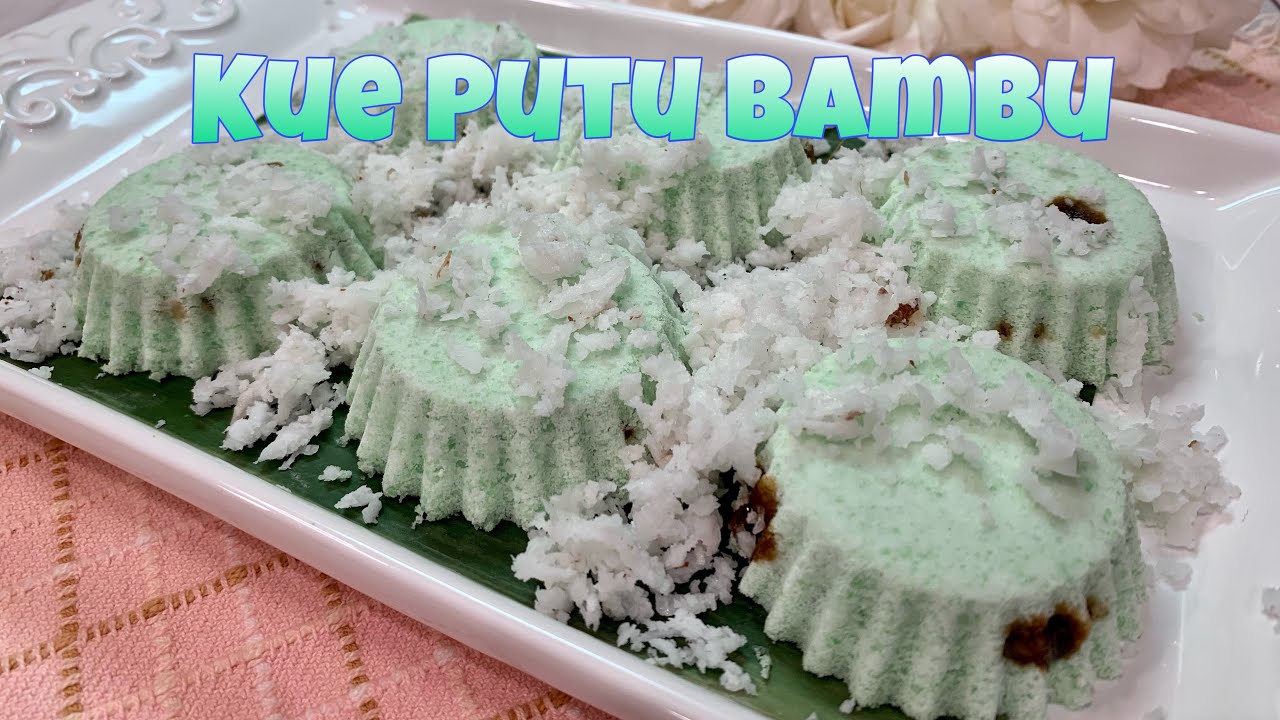 BIKIN KUE PUTU BAMBU - CEMILAN TRADISIONAL | KUEH TUTU | INDONESIAN STEAMED RICE CAKE