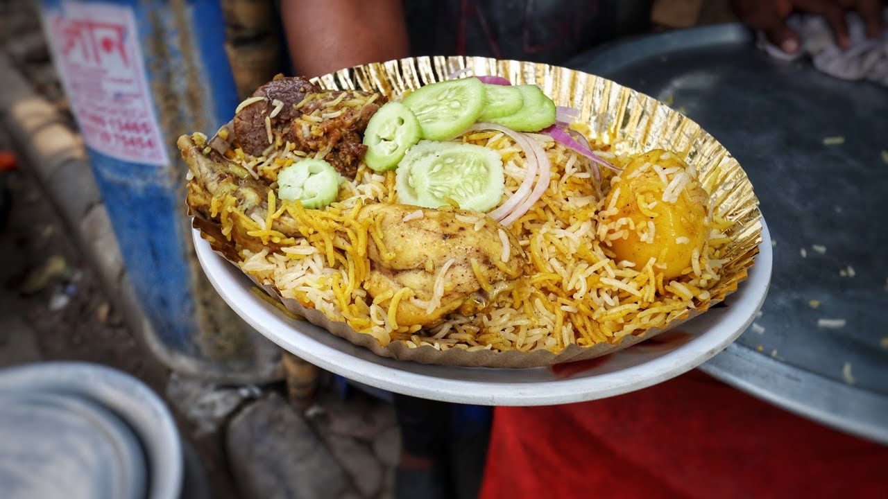 Cheapest Kolkata Street Biryani ₹90/- Only | Indian Street Food | Kolkata Street Food | Street Food