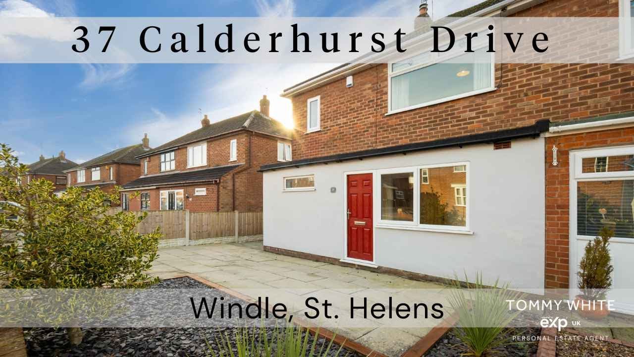 Cosy semi-detached house for sale on Calderhurst Drive, Windle, St. Helens WA10 6ED