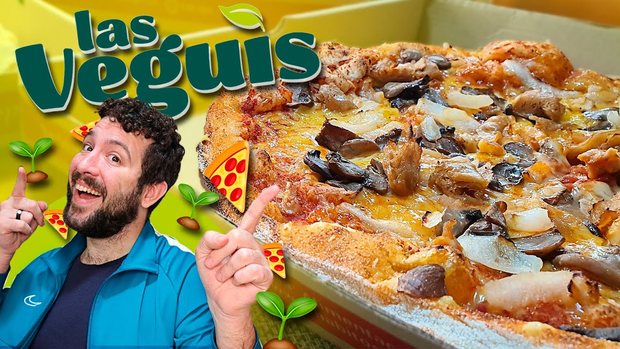 ¡ESTO ES MUY LOCO! ¿Pizzas VEGANAS en Telepizza? Probando Las Veguis *hago reír al repartidor*