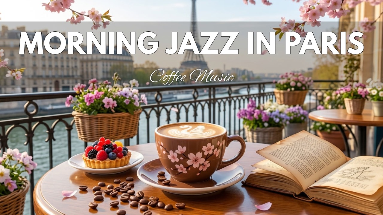 Morning Jazz in Paris ☕March Bossa Nova Instrumental & Relaxing Jazz Music for Work and Study.