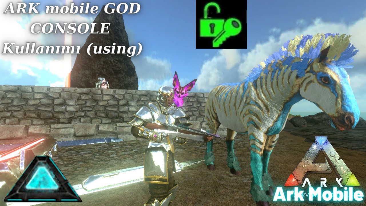 Ark Mobile God Console Kullanımı (using) - ark mobile türkçe - god console