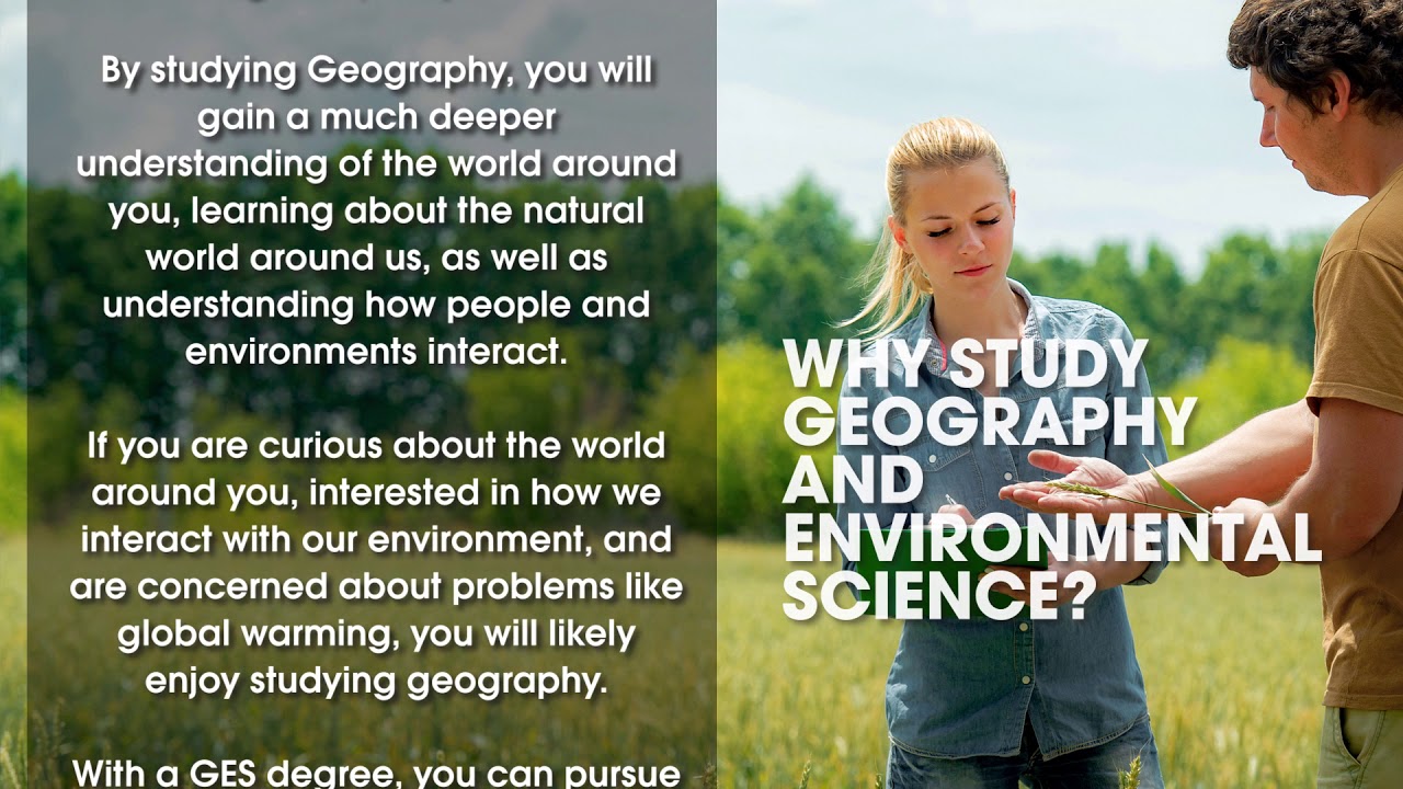 Study Area Geography and Environmental Science
