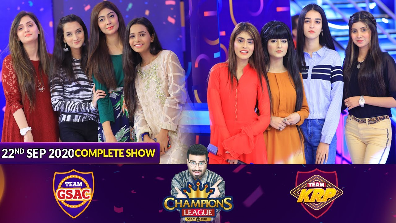 Game Show | Champions League | Game Show Aisay Chalay Ga Vs Khush Raho Pakistan |22nd September 2020