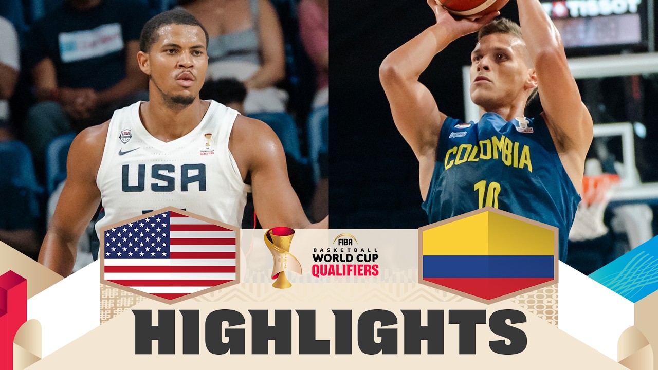 USA 🇺🇸 v Colombia 🇨🇴 | Highlights | FIBA Basketball World Cup 2027 Americas Qualifiers