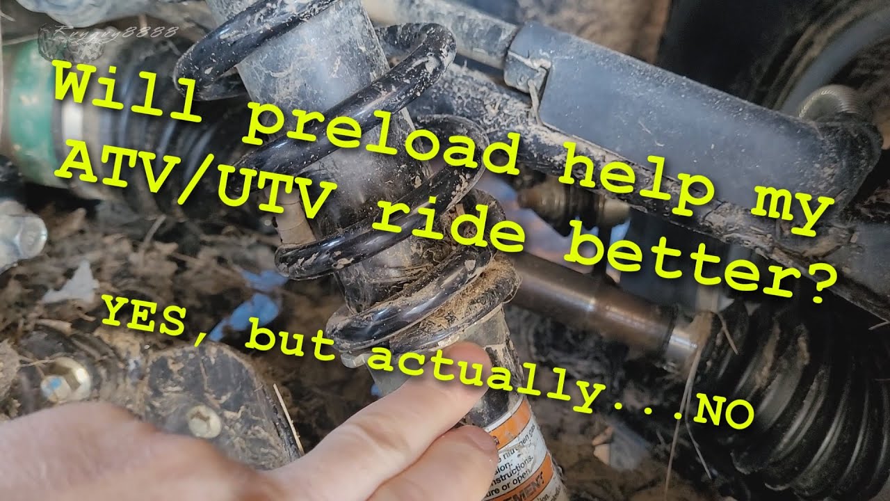 ATV UTV Shock PRELOAD Explained