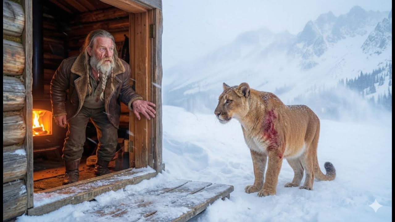 A Mountain Lion Mother Knocked on a Human Door — Begging to Save Her Cub