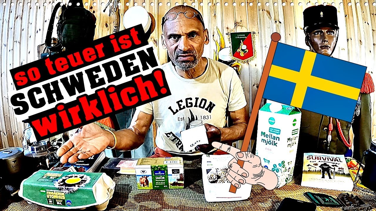 So teuer ist das Leben in Schweden wirklich !!!