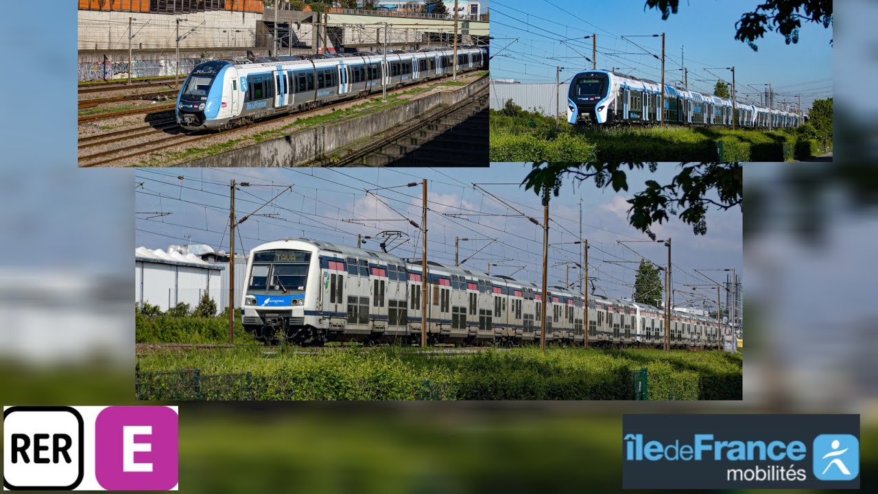 (RER E) Cohabitation entre les MI2N, NAT et RER NG sur la ligne E du RER