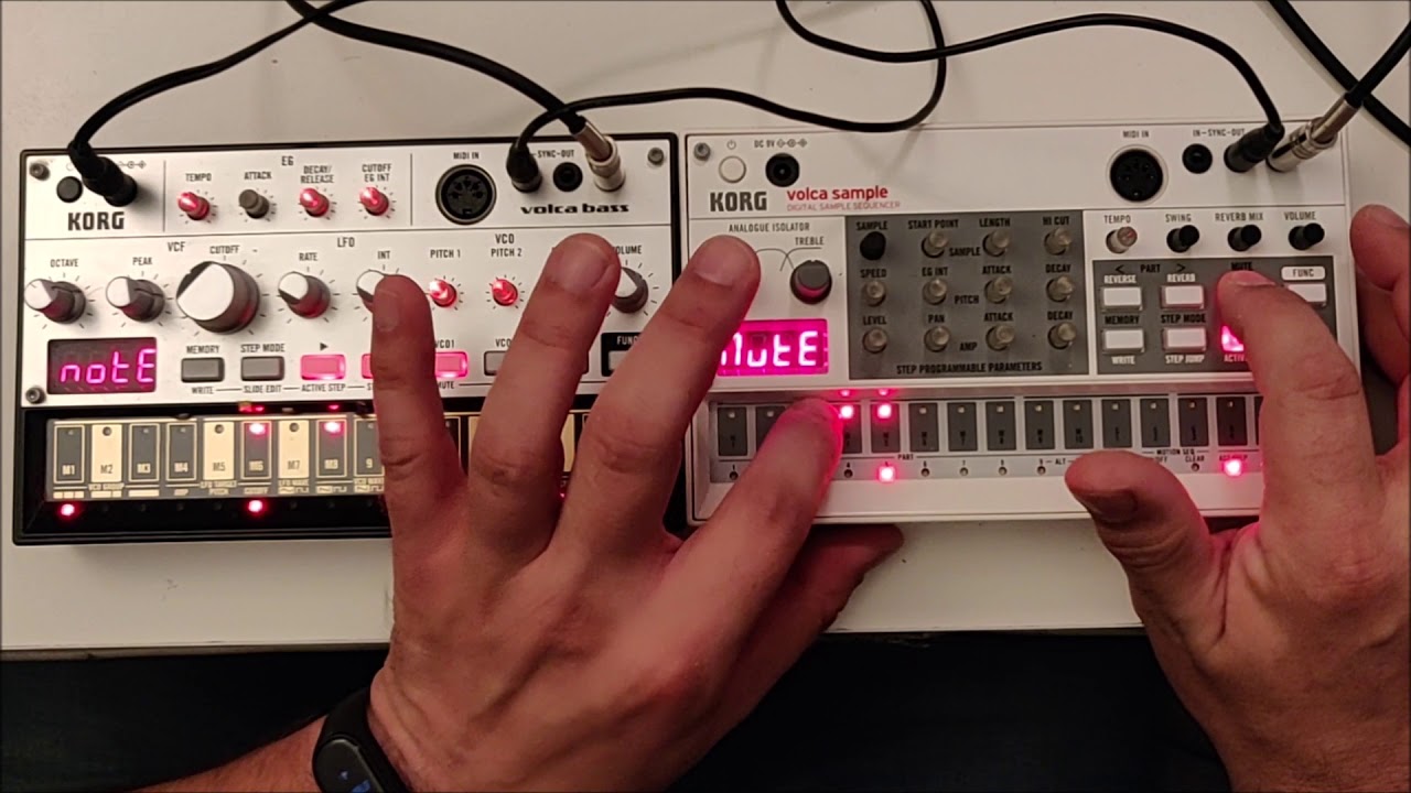Volca Bass & Volca Sample ONLY // 58 Minutes Improviced Jam (115 bpm)