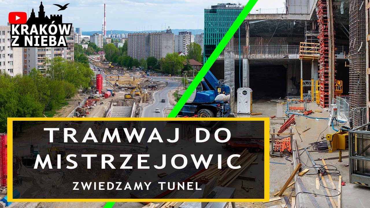 Tramwaj do Mistrzejowic KST IV - relacja. Wlatujemy do tunelu :)