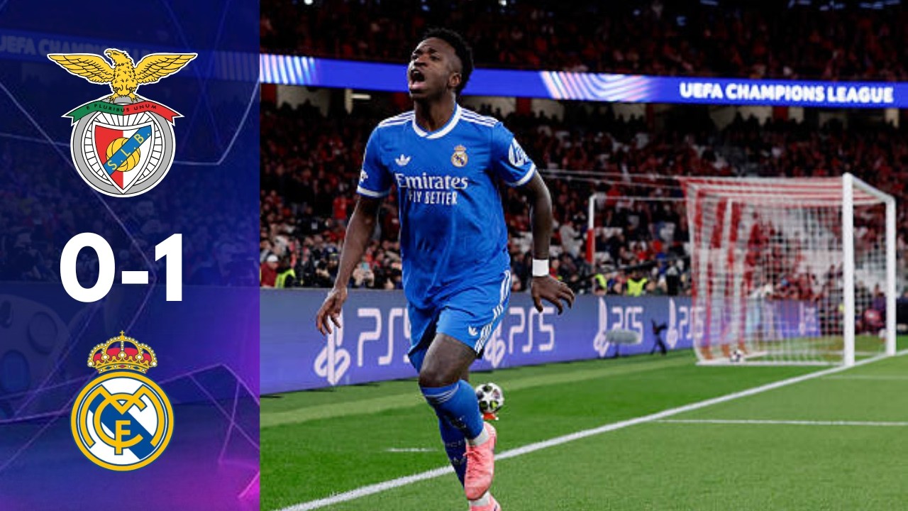 Real Madrid Edge Out Benfica in 1-0 Thriller | Match Highlights & Goal