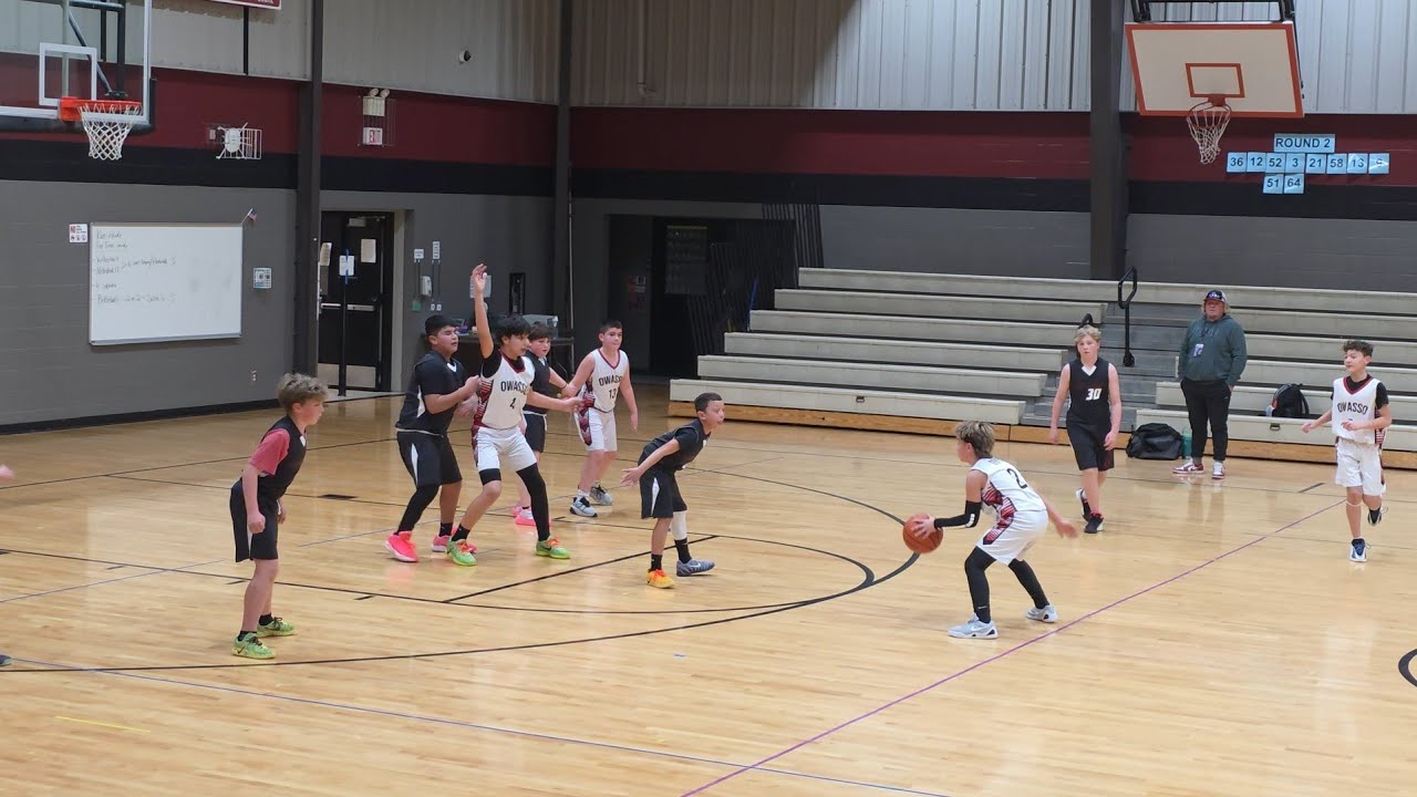 6th grade Skiatook Black vs Owasso Rams Red
