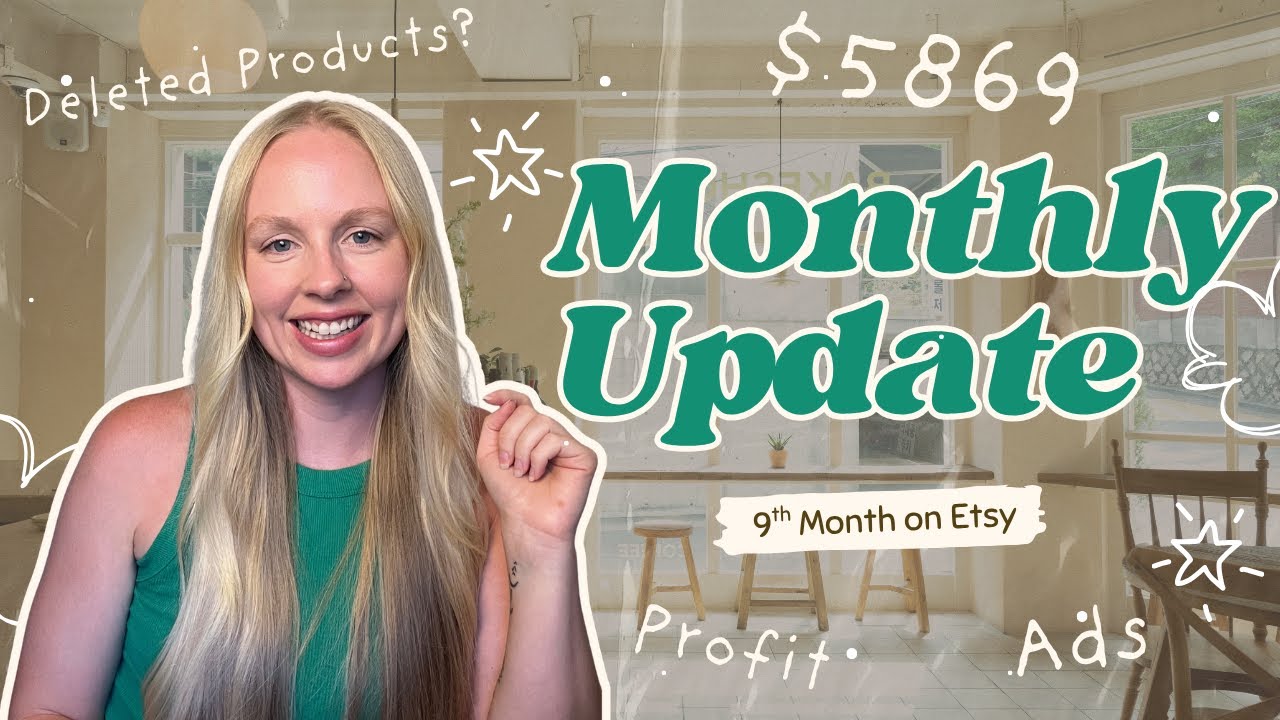 Ежемесячный обзор Etsy за сентябрь (как продавец цифровых товаров)