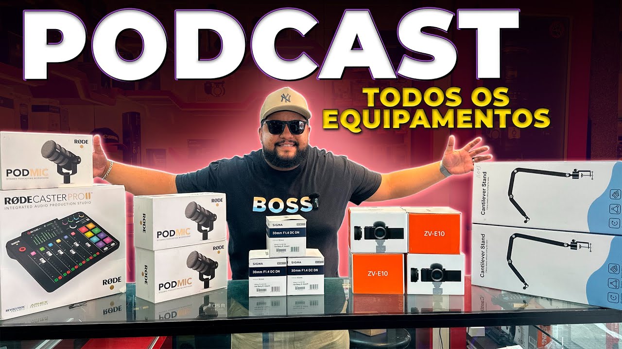 Equipamentos Para PODCAST Profissional Com O Melhor CUSTO BENEFÍCIO! | B&S Santa Ifigênia