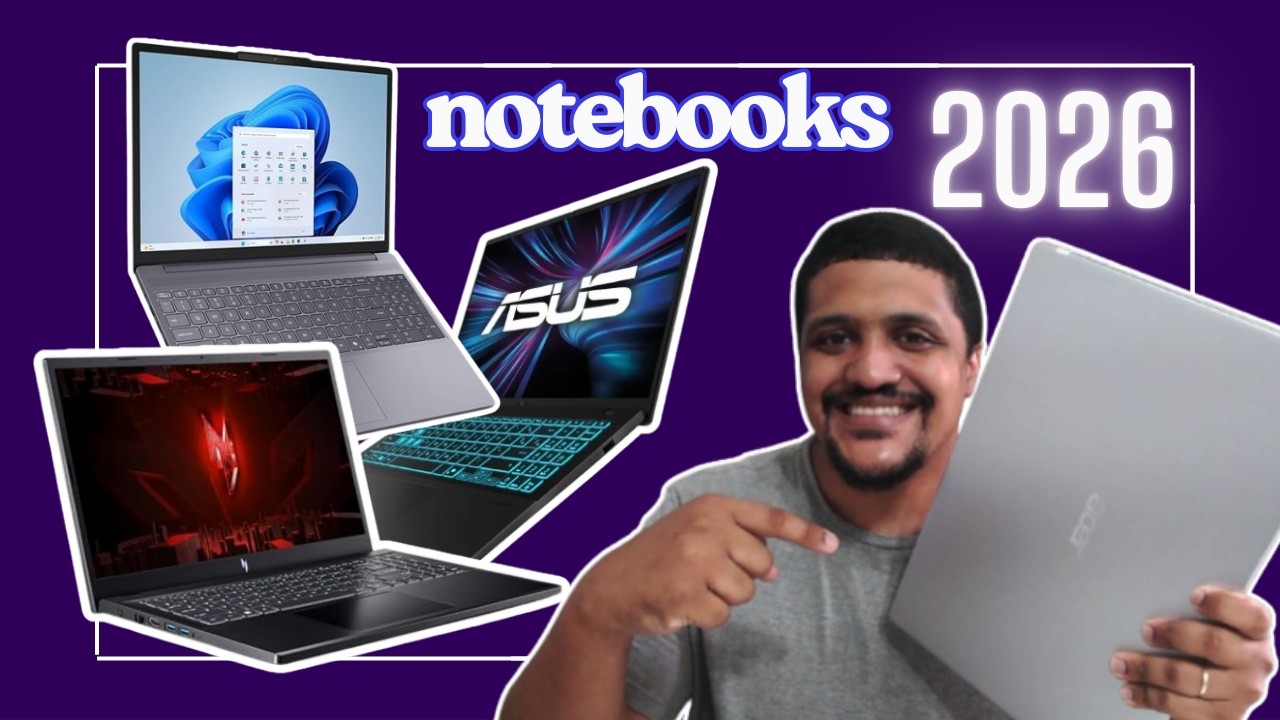 Excelentes NOTEBOOKS de cada faixa de PREÇO para 2026