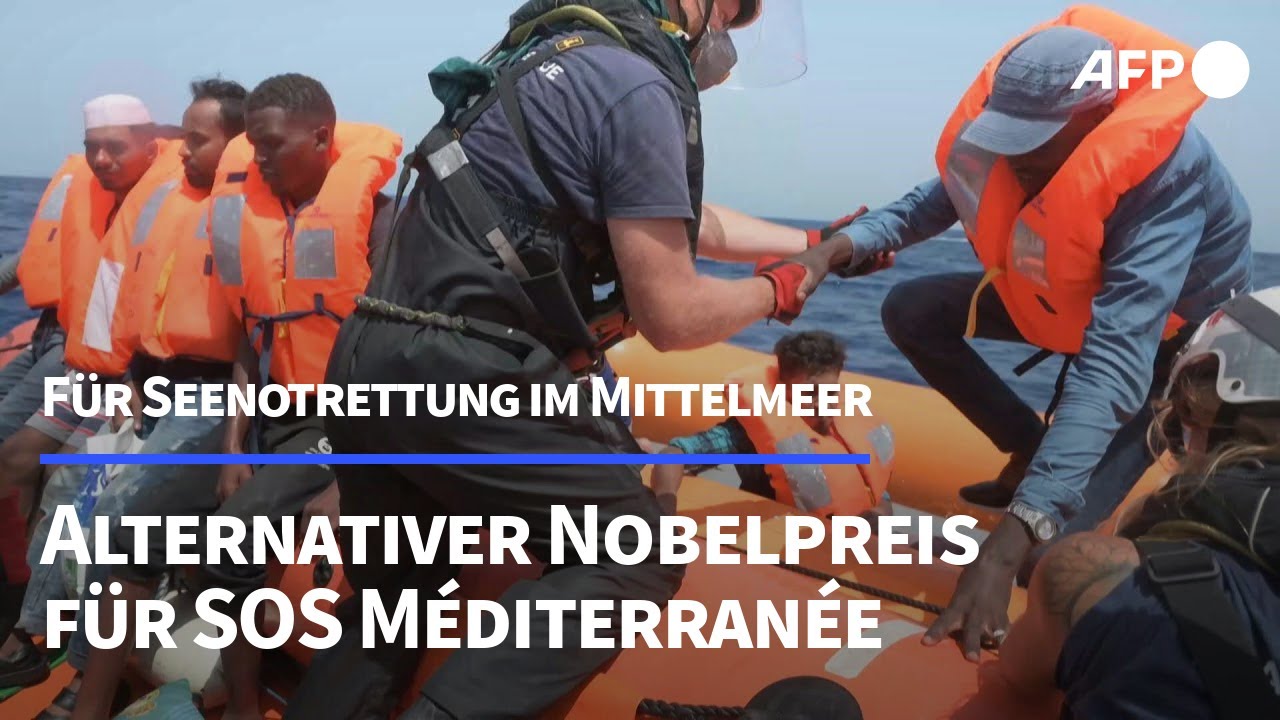 Hilfsorganisation SOS M&eacute;diterran&eacute;e bekommt Alternativen Nobelpreis | AFP