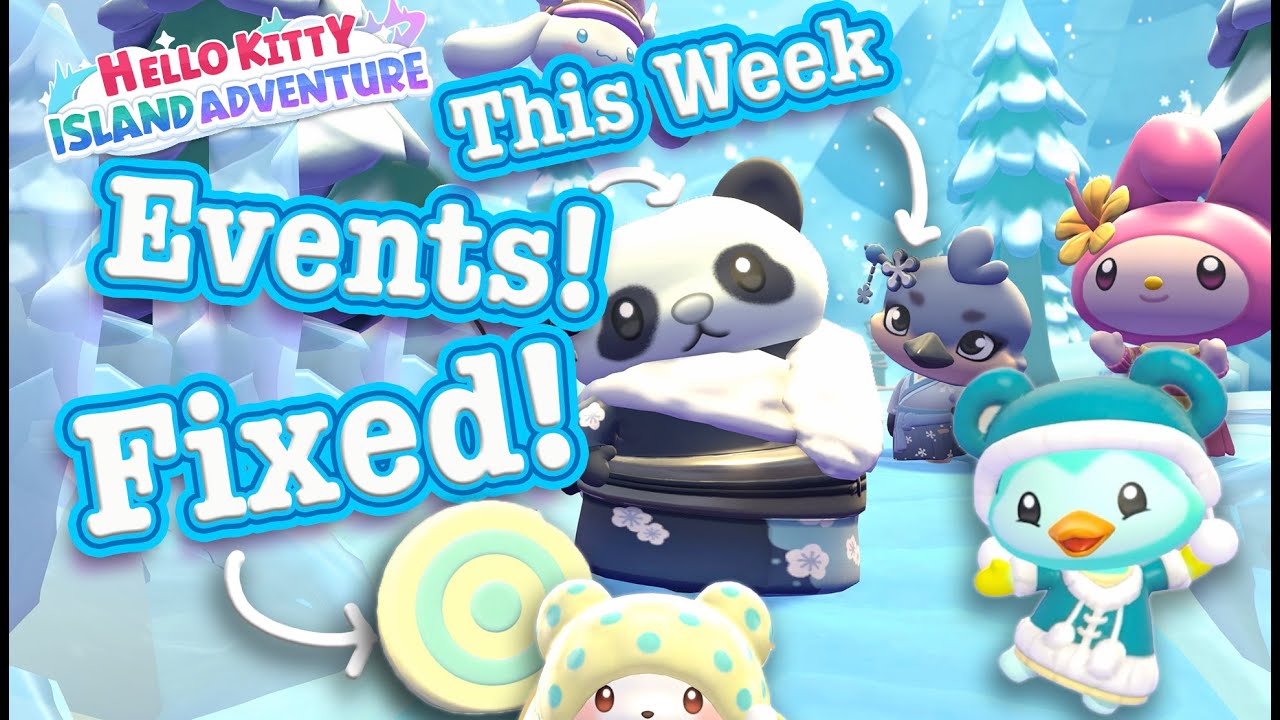 HKIA This Week: Snowball Fix, Events, Birthdays, Visitors! | Hello Kitty Island Adventure