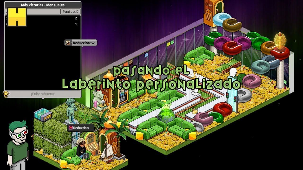 PASANDO UNO DE LOS LABERINTOS MÁS ANTIGUOS DE HABBO! [⭐️] Laberinto Personalizado [⭐️] | ReduccionTV