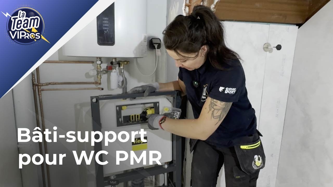 Test d'un bâti-support Viega pour WC PMR | feat. Lucie