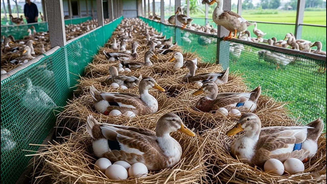 Duck farming - How to raise duck & business - Organic poultry eggs