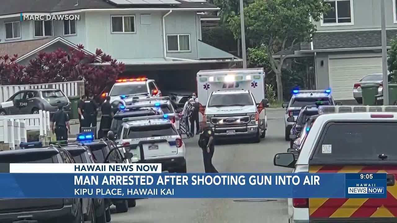 Man arrested after shots fired in Hawaii Kai