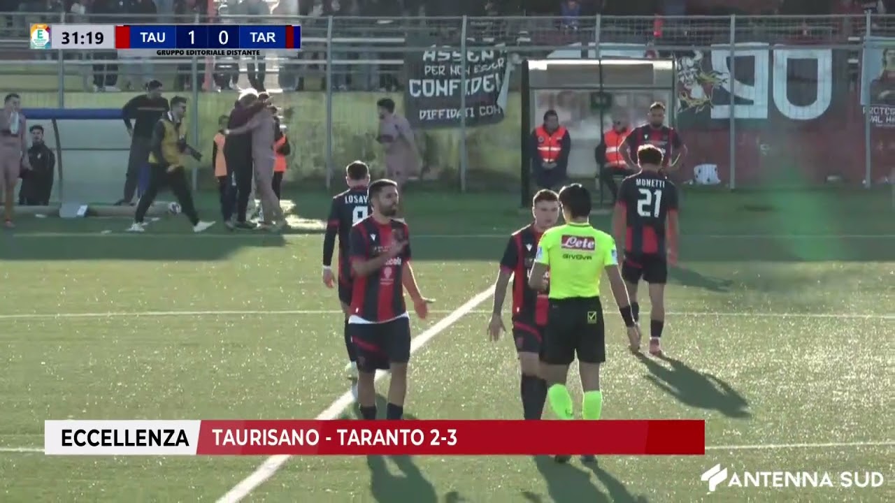 30 NOVEMBRE 2025 - ECCELLENZA: TAURISANO - TARANTO 2-3