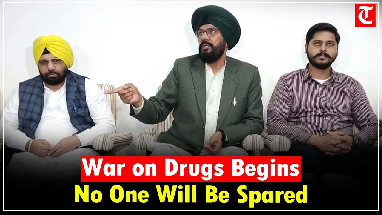 Punjab launches anti-drug drive; leaders vow strict action and village-level crackdown