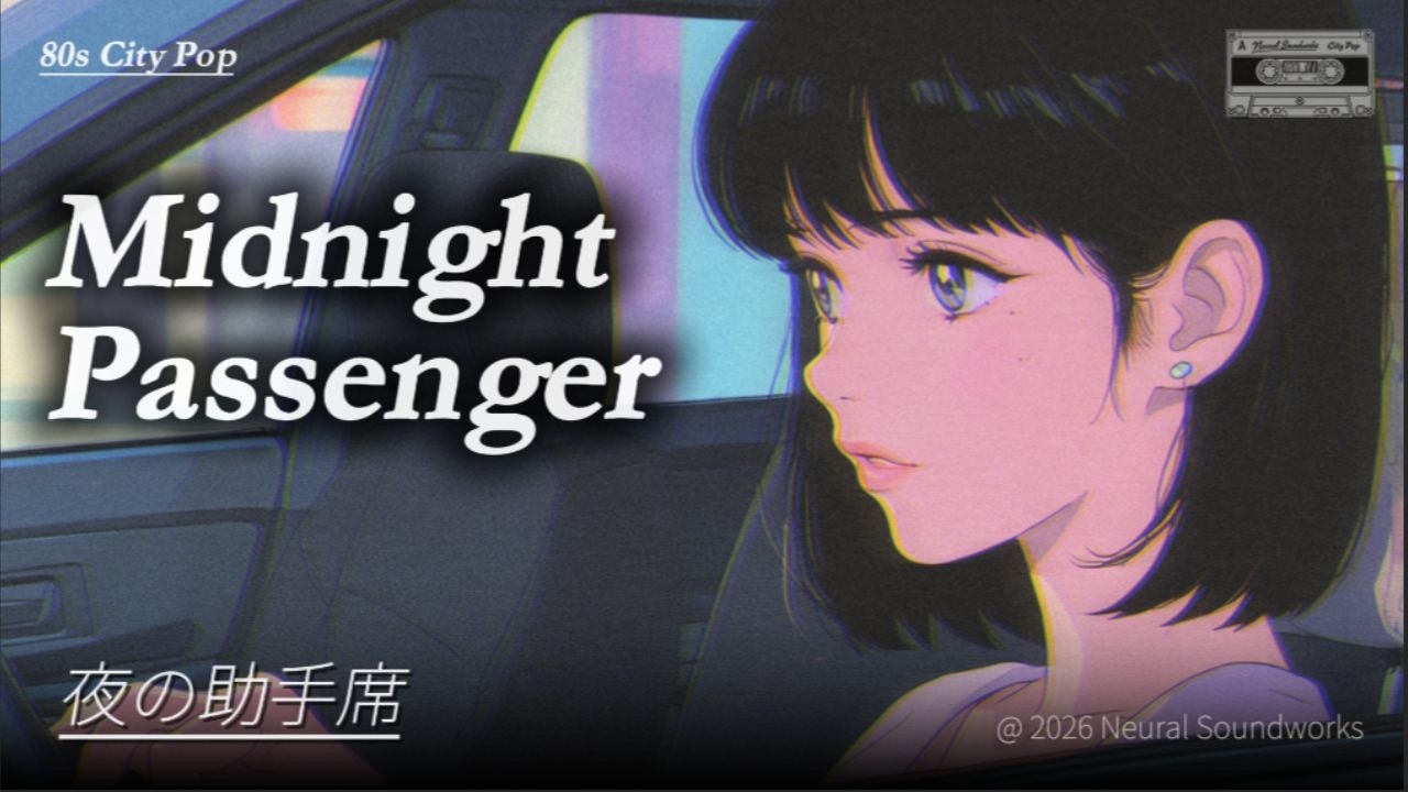 Midnight Passenger（夜の助手席）(Lyrics) | 80s Japanese City Pop
